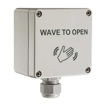 Lcn 8310-815 Harsh Conditions Touchless Actuator, IP65 Rated Enclosure, Text & Wave Icon 8310815